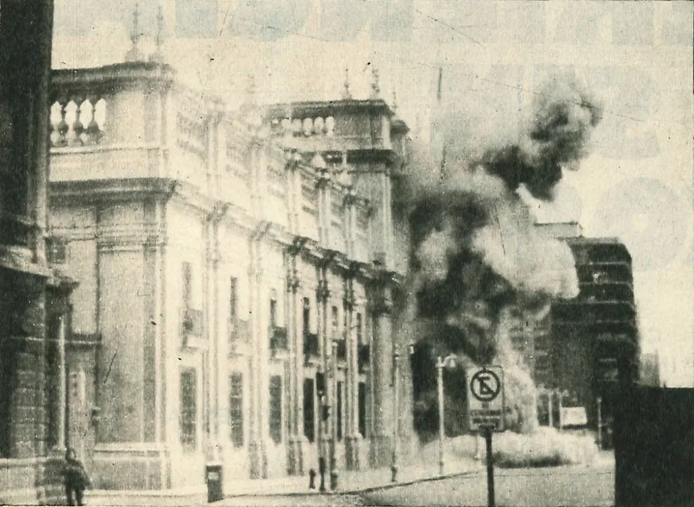 Truls Gulowsen Bombing av presidentpalasset La Moneda Golpe de Estado 1973 Biblioteca del Congreso Nacional mtime20200319075201